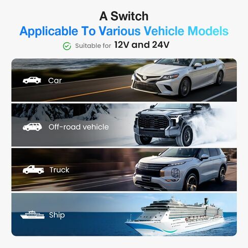 Battery Disconnect Leak Protector, 2026 New Automotive Battery Switch, Quick Disconnect Battery Terminal, Upgraded Manual Copper Batteries Isolator for Drivers (Copper) in Kuwait