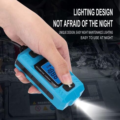 probador de Relay automotriz, Portable High-Precision 20A 48V Car Circuit Probe Tester with Led Display & Front Lighting, Car Relay Fuse Blade Checker for Various Vehicles in Saudi Arabia
