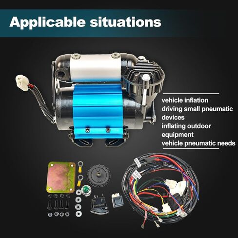 High Performance 12V Air Compressor Replacement For ARB CKMA12 On-Board Air Compressor For Tire Inflation Air Locker activation etc 12V Single Motor Air Compressor CKMA12 Air Compressor in Saudi Arabia