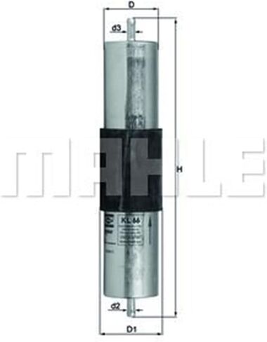 MAHLE Original KL 66 Fuel Filter in Kuwait