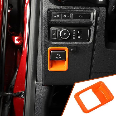 GZXinWei Carbon Fiber Style Interior Trim Accessories for Ford F150 and Raptor 2021 2022 2023 2024 2025 2026 Parking Switch Button Cover Panel Frame Sticker in Kuwait