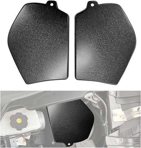 HECASA Front Strut Shock Tower Cover Compatible with 2020-2024 Chevy Chevrolet Corvette C8 Front Strut Shocking Absorbing Tower Cover ABS Plastic Black Set of 2 in Kuwait