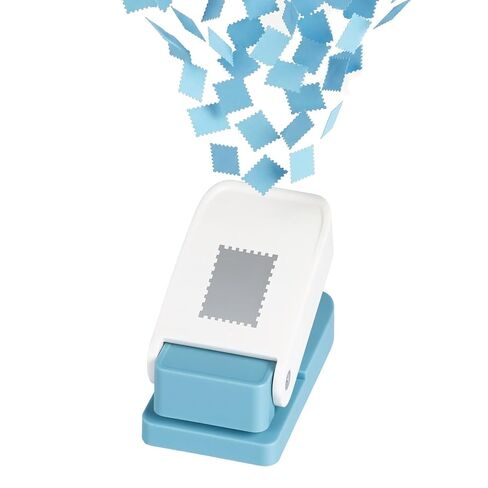 HTVRONT Stamp Punch, 1X0.8inch Postage Stamp Punch, Rectangular Stamps Shaped Paper Punch, Stamp Cutter Hole Punch for Paper Crafts, Scrapbook Supplies (1 * 1.08inch) in Kuwait