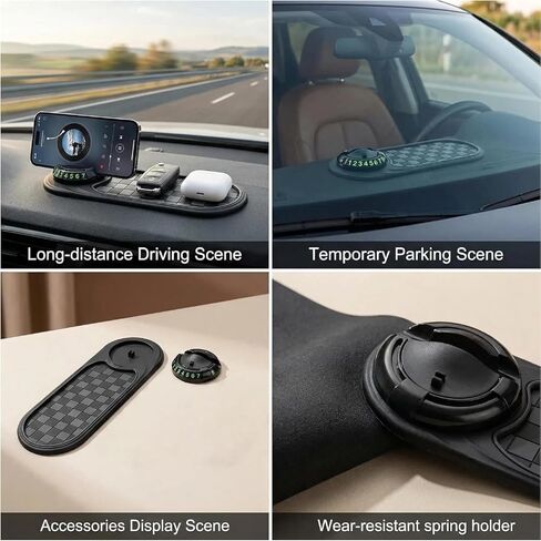 Car Anti Slip Mat Phone Holder,Anti Slip Phone Mat for Car,for Phones, Sunglasses, Keys,and Daily Essentials in Saudi Arabia