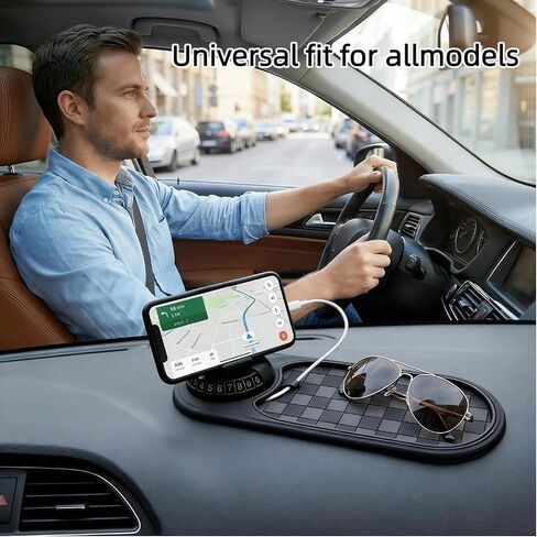 Car Anti Slip Mat Phone Holder,Anti Slip Phone Mat for Car,for Phones, Sunglasses, Keys,and Daily Essentials in Saudi Arabia