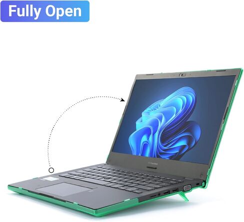mCover Case ONLY Compatible with 2021~2022 14-inch ASUS ExpertBook P2 P2451 Series Windows Laptop Computers (NOT Fitting Any Other ASUS Models) - Aqua in Kuwait