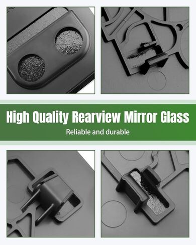 Left Driver Side Mirror Glass Non-Heated Fit for Honda CR-V 2012-2016, HR-V 2016-2018 Replace 88268 76253T0AA01 HO1324114，Exterior Side View Flat Mirror in Saudi Arabia