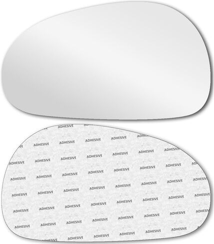 New Replacement Flat Mirror Glass with Full Size Adhesive for 1994-2004 Ford Mustang Driver Side View Left LH in Kuwait