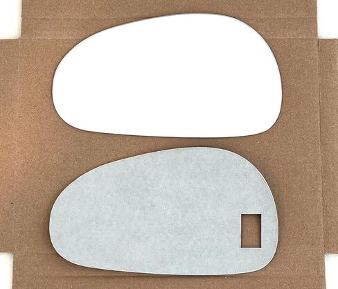 New Replacement Flat Mirror Glass with Full Size Adhesive for 1994-2004 Ford Mustang Driver Side View Left LH in Kuwait