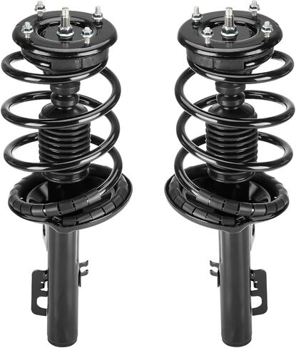 Front Strut Shock Assembly w/Coil Spring Compatible with Ford Five Hundred/Mercury Montego FWD 2005-2007, Replace 172614 172615, Left & Right, 2PCS in Kuwait