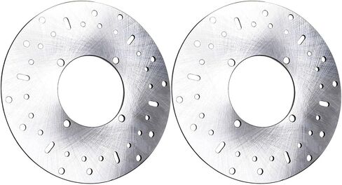 Front Left Right Brake Calipers + 2 Pack Front Brake Rotor Discs Set Compatible with Polaris Sportsman 400 450 700 800 ETX Scrambler 500 Trail Boss Trail Blazer Hawkeye OE # 1911540 5244314 in Kuwait