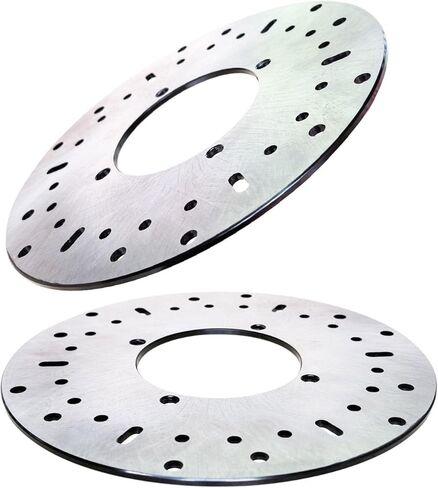 Front Left Right Brake Calipers + 2 Pack Front Brake Rotor Discs Set Compatible with Polaris Sportsman 400 450 700 800 ETX Scrambler 500 Trail Boss Trail Blazer Hawkeye OE # 1911540 5244314 in Kuwait