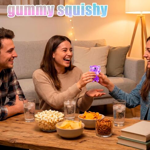 Koala Glitter Squishy, 2 Pack Soft Glitter Squishies for Stress Relief, Perfect for Sensory Play，Pink + Purple in Kuwait