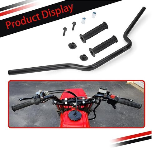 Heavy Duty Handlebar w/Grips Assy For Honda 1983-1987 ATC200X ATC250R ATC350X 53100-HA2-770 in Saudi Arabia