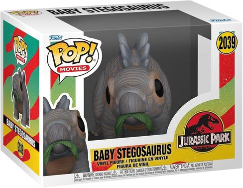 Funko Pop! Movies: Jurassic Park - Baby Stegosaurus - Collectable Vinyl Figure - Gift Idea - Official Merchandise - Toys for Kids & Adults - Action/Adventure Fans - Model Figure for Collectors in Kuwait