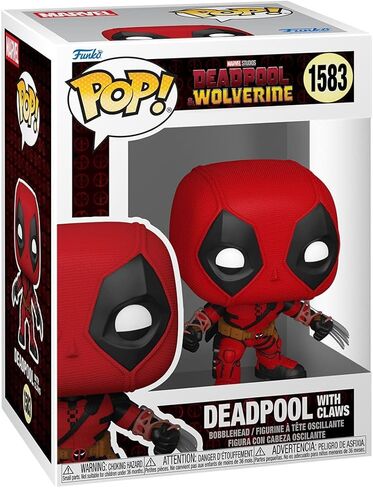 Funko Pop! Marvel: Deadpool 3 - Deadpool with Claws - Collectable Vinyl Figure - Gift Idea - Official Merchandise - Toys for Kids & Adults - Marvel Fans - Model Figure for Collectors and Display in Saudi Arabia