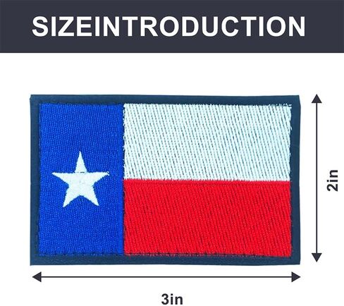 USA Texas Flag Embroidered Patches American Texas State Flags Patch US Texas Military Tactical Patch Team Logo Decorations(2Pack) in Saudi Arabia