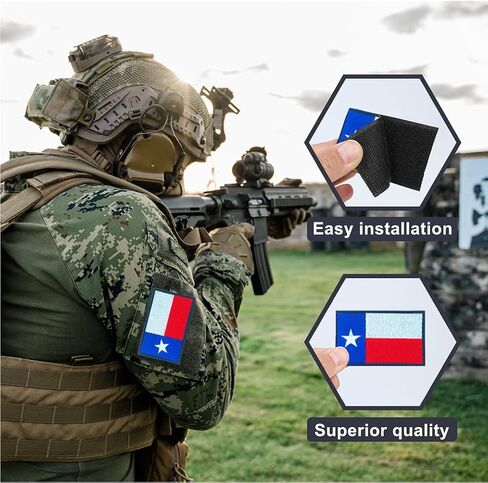 USA Texas Flag Embroidered Patches American Texas State Flags Patch US Texas Military Tactical Patch Team Logo Decorations(2Pack) in Saudi Arabia