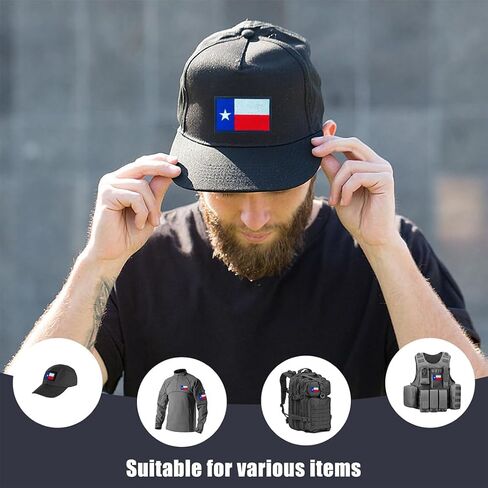 USA Texas Flag Embroidered Patches American Texas State Flags Patch US Texas Military Tactical Patch Team Logo Decorations(2Pack) in Saudi Arabia