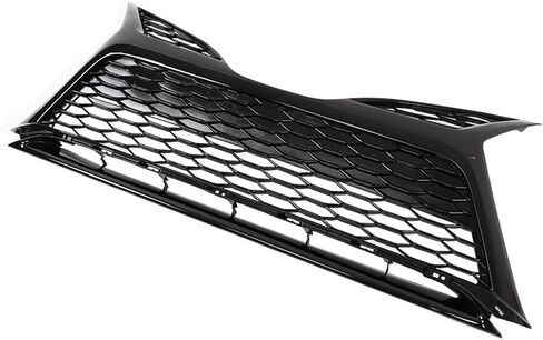 Silscvtt Front Bumper Hood Grille Lower Gloss Black Honeycomb Style Replacement for Toyota Camry SE XSE 2021 2022 without Parking Sensor Holes in Kuwait