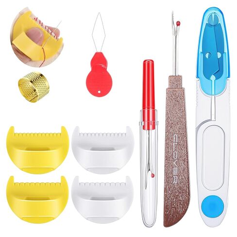 9Pcs Edge Stitch Lock and Sewing Gauge Kit - 3mm/4mm Edge Sewing Lockranding Tool for Precision Quilting & Hemming, Sewings Templates Rulers Needle Gauge in Kuwait