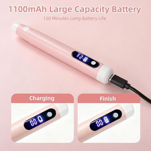 AULEEP Thread Burner, USB Rechargeable Thread Zapper with LCD Display and 3 Replaceable Burn Tips for Beading, Bracelet, Leather, String, Sewing, Jewelry Making & Craft Projects in Saudi Arabia