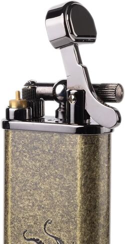 Takara Japanese Dual Flame أنابيب أخف وزناً - قابلة لإعادة التعبئة ، الزاوية والقابلة للتعديل ذات الأطول الناعمة ، قمة فليب ، ودية السفر ، وتستخدم البوتان (النحاس) in Kuwait