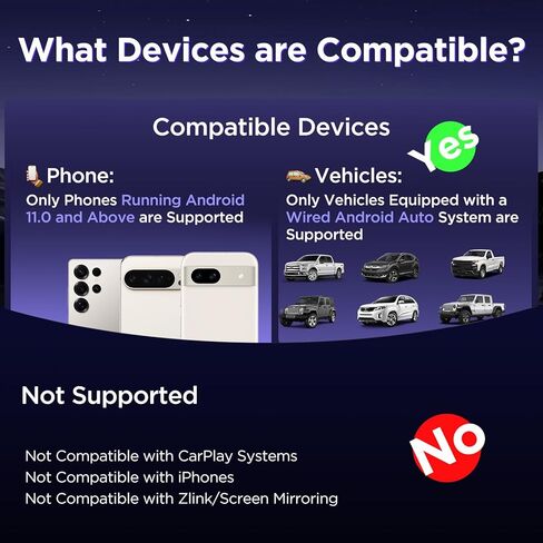 Android Auto Wireless Adapter for Car Small Android auto Dongle for Converts Wired Android Auto to Wireless Android Auto for Car Model 2017+ Play Plug in Saudi Arabia