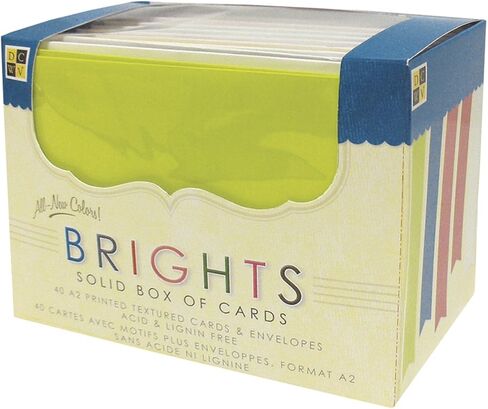 قطع قوالب DCWVE مع بطاقات عرض ومغلف A2-Brights (80 قطعة) CM-025-00019 in Kuwait