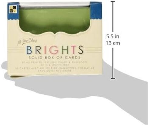 قطع قوالب DCWVE مع بطاقات عرض ومغلف A2-Brights (80 قطعة) CM-025-00019 in Kuwait