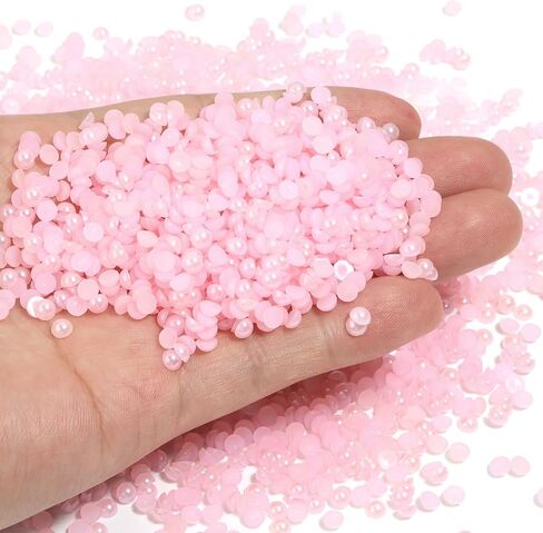 400PCS 10mm Gold Flatback Pearls for Crafting Jewelry Making Round Half Pearls for Making DIY Scrapbook Shoes Clothes Cup Nail Wedding Art Decoration in Saudi Arabia