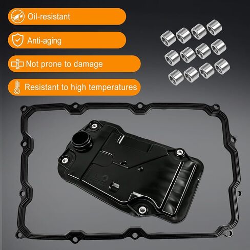 AB60E AB60F Automatic Transmission Filter Oil Pan Gasket Kit Fits for Toyota Tundra 2006-2019 Sequoia for Land Cruiser for Lexus GS430 GX460 LX570 Replaces 3533060060 353300C010 PT99109 in Saudi Arabia