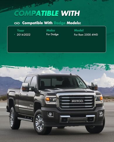 SCITOO طقم رفع التسوية مناسب 2014-2022 لـ Ram 2500 4WD 3 "أمامي 2" طقم رفع خلفي طقم رفع خلفي للصدمات in Kuwait