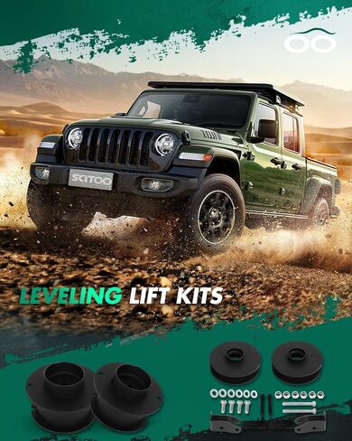 SCITOO طقم رفع التسوية مناسب 2014-2022 لـ Ram 2500 4WD 3 "أمامي 2" طقم رفع خلفي طقم رفع خلفي للصدمات in Kuwait