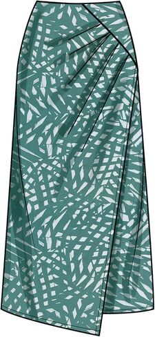 مجموعة أنماط الخياطة للتنورة الصناعية من Simplicity SS9607H5 Misses، رمز التصميم S9607، المقاسات 6-8-10-12-14 in Kuwait