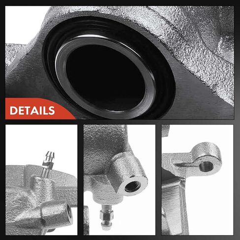 A-Premium Disc Brake Caliper Assembly Without Bracket Compatible with Select Mitsubishi Models - Montero 1992 1993 1994 1995 1996 1997 1998 1999 2000 - Rear Left Driver Side in Kuwait