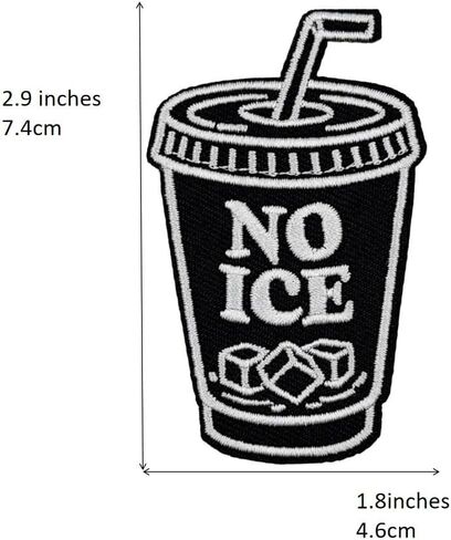 ملصق سياسي مضاد للجليد مقاس 3 بوصات، ملصق للناشطين، F* ICE مطرز بالحديد على رقعة in Kuwait