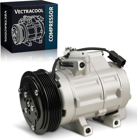 68192 Air Conditioning A/C Compressor Compatible with Ford Expedition 2007-2014; Compatible with F-150 2007-2014, F-250 2007-2009, F-250 Super Duty 2007-2010 Replacement # 67192 6L2Z19703AA in Saudi Arabia