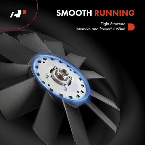 A-Premium Engine Radiator Cooling Fan Blade Compatible with Chevrolet Silverado 2500 HD, Silverado 3500 HD & GMC Sierra 2500 HD, Sierra 3500 HD, 2011-2016, 6.6L in Kuwait