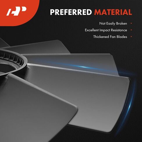 A-Premium Engine Radiator Cooling Fan Blade Compatible with Chevrolet Silverado 2500 HD, Silverado 3500 HD & GMC Sierra 2500 HD, Sierra 3500 HD, 2011-2016, 6.6L in Kuwait