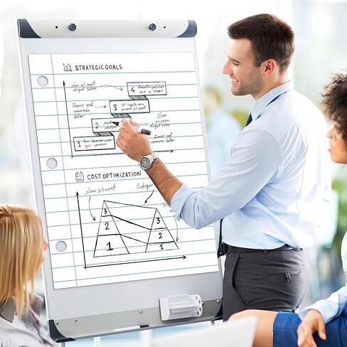 2 Sheets Magnetic Notebook Paper Total Area 23.6" x 17.3" Dry Erase Magnetic Lined Paper for Classroom Whiteboard Giant Reusable Handwriting Notebook Poster for School Office Teacher Teaching Supplies in Kuwait