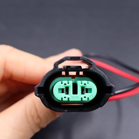 2-Pin المصباح المنخفض شعاع Lowbeam لمبة موصل التوصيل متوافق مع تويوتا لكزس سليل 82824-60460 الأسلاك تسخير 2 قطعة in Kuwait