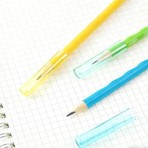 36Pcs Plastic Pencil Caps,Clear Pencil Tip Protector Cover Pencils Toppers Caps and Extender Holders for Wooden Pencils, Student Classroom Gifts and School Supplies in Kuwait