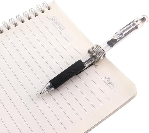 4PCS Metal Spring Ring Pen Holder Adjustable Stationery Rack Pencil Organiser Single Hole and Multi Hole in Saudi Arabia