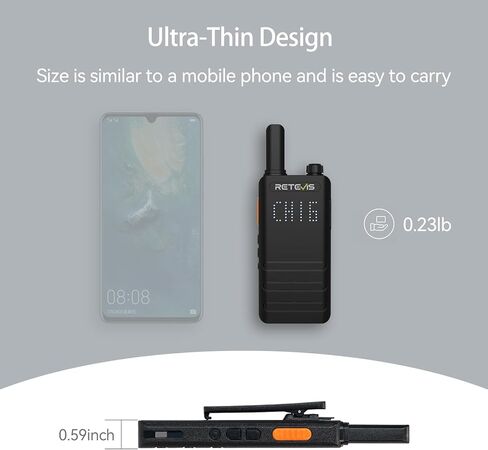 Retevis B3H Walkie Talkie Bundle with Retekess TD157 Restaurant Pager System, 16-Pager Long-Range Wireless Calling System, 6-Pack Business Two-Way Radios for Restaurants, Food Trucks, Retail Store in Kuwait