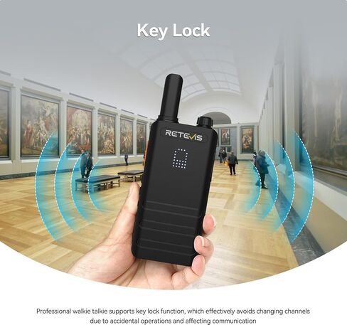 Retevis B3H Walkie Talkie Bundle with Retekess TD157 Restaurant Pager System, 16-Pager Long-Range Wireless Calling System, 6-Pack Business Two-Way Radios for Restaurants, Food Trucks, Retail Store in Kuwait