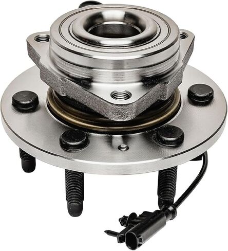 Detroit Axle - 4WD Front Wheel Bearing Hubs Struts for 2007-2013 Chevy Silverado 1500 GMC Sierra 1500, 2007-2014 Yukon XL Suburban 1500 Tahoe Escalade EXT 2 Wheel Bearing Hubs 2 Struts w/Coil Spring in Kuwait