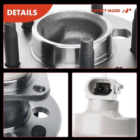 A-Premium Rear Wheel Bearing and Hub Assembly with ABS & 5-Lug Compatible with Chevrolet Impala, Venture & Buick Regal & Lexus GS450h & Oldsmobile Cutlass Ciera & Pontiac Montana in Kuwait