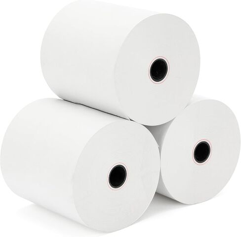 Mr. Pen- Thermal Paper Receipt Rolls, 10 Pack, 3-1/8" (80mm) x 230 ft, 48 GSM Premium Quality Receipt Paper Rolls, BPA-Free, Compatible with Standard POS Thermal Printers & Cash Registers in Saudi Arabia