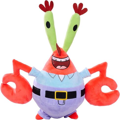 Simba Spongebob Mr. Krabs, 35 cm Plush Figure, Recycled Filling Material, Suitable from The First Months of Life in Kuwait